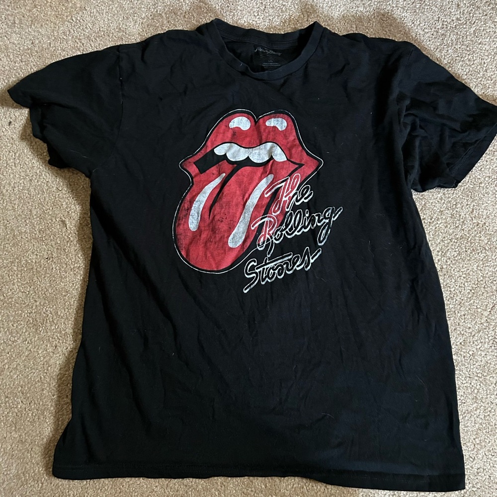 😜rolling stones band graphic tee